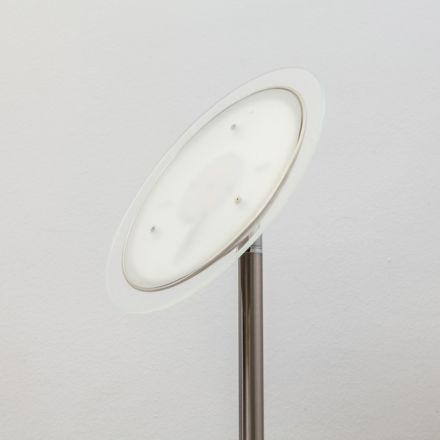 B-Ware Lindby Stehlampe Deckenfluter Leselampe Led Malea Dimmbar Nickel890