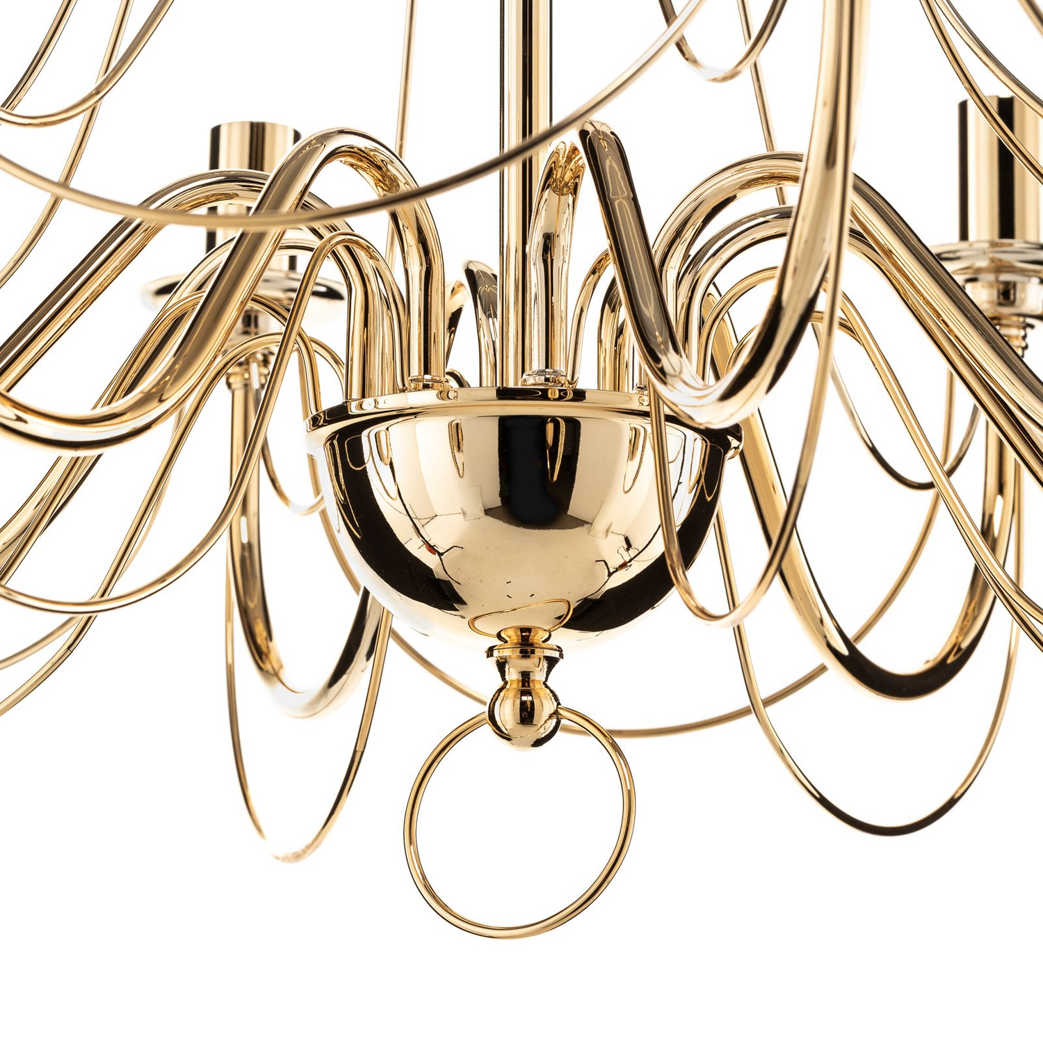 Euluna Kronleuchter Retro Deckenlampe Hängeleuchte Hängelampe Lampe Leuchte Gold B-Ware - 5905563001677
