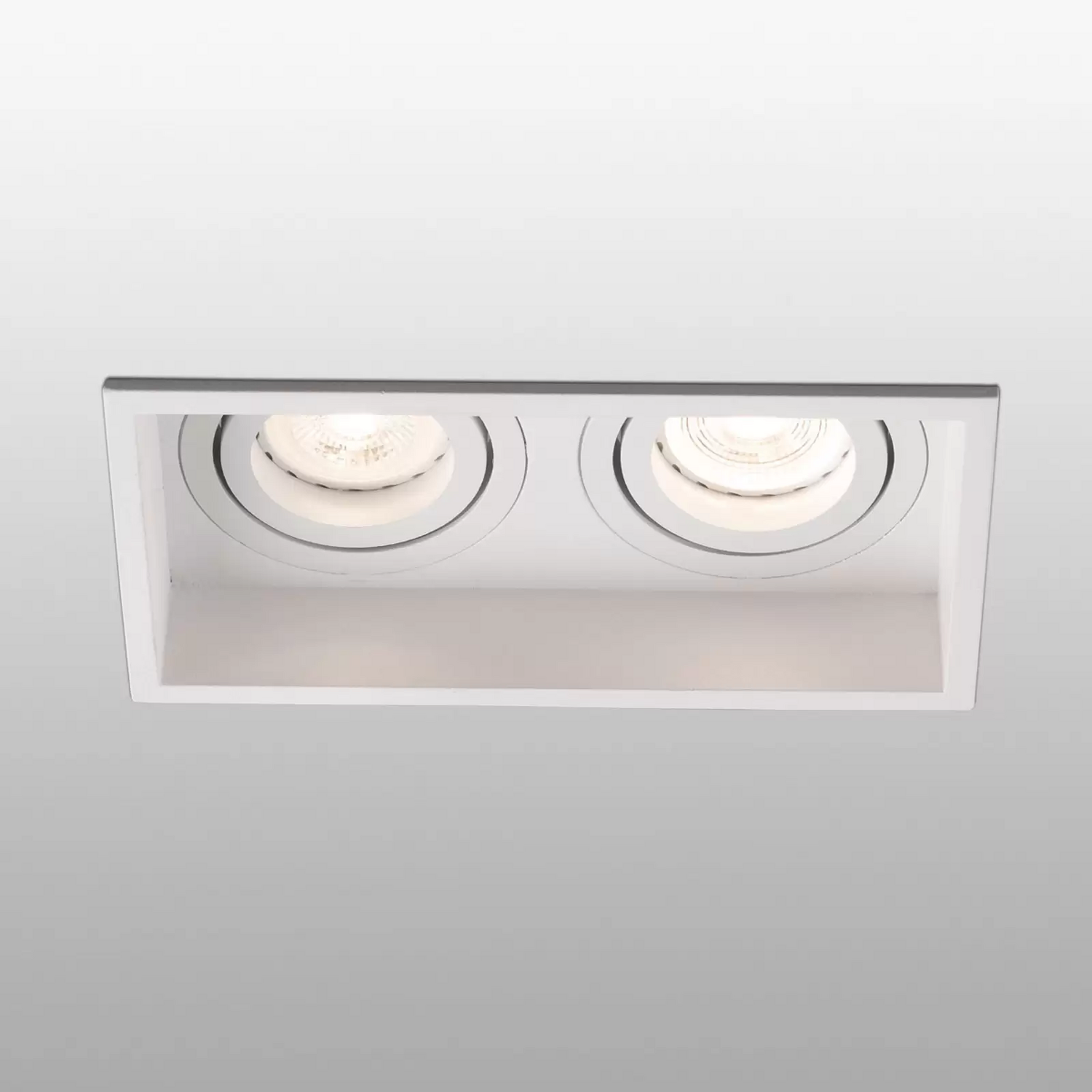 Faro Barcelona Einbauleuchte Hyde 2 Flammig Schwenkbar In Weiß Leuchte Lampe B-Ware - 8421776167964