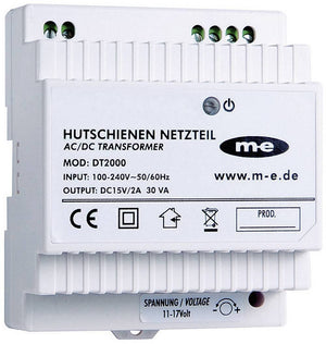 B-Ware M E Modern Electronics 40778 Türsprechanlage Sprechanlage Hutschienen Netzteil