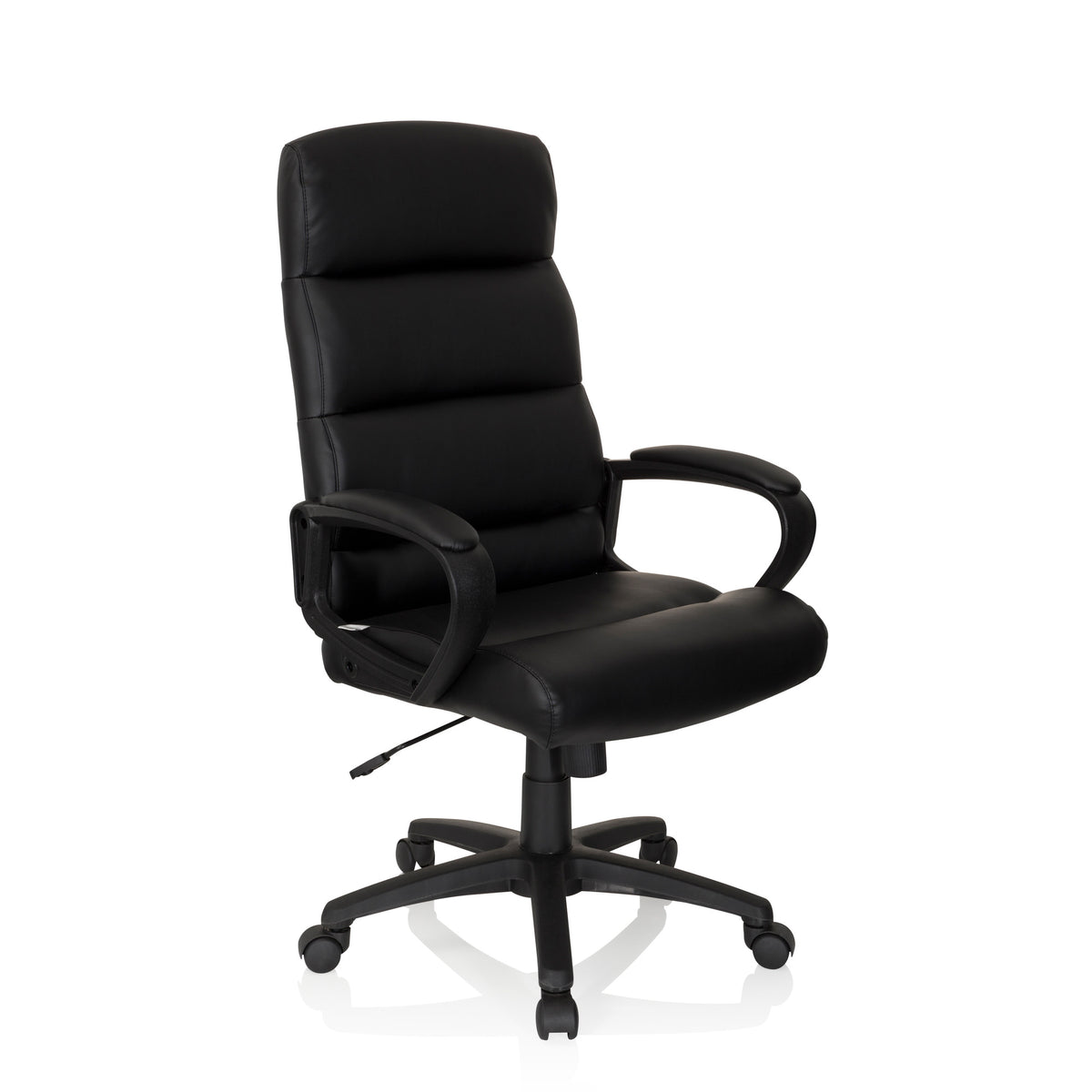 hjh OFFICE Bürostuhl Chefsessel FUTURA 100 Kunstleder schwarz ergonomisch 110kg - 4251084676155