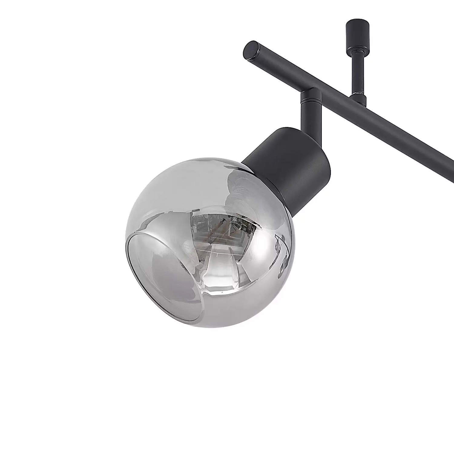 Spot de plafond Lindby Eridia de qualité B, plafonnier, lampe de plafond, lampe noire