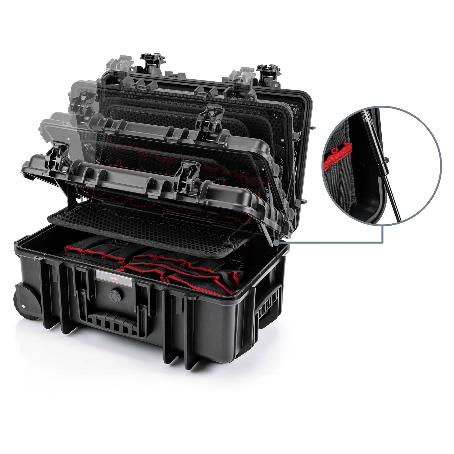 Coffret à outils Knipex Robust26 00 21 33 LE, vide, dimensions : 550 x 350 x 225 mm