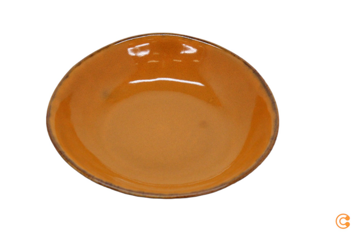 HK living 70's Ceramic Curry Schüssel Schale Servierschale Suppenschale Teller