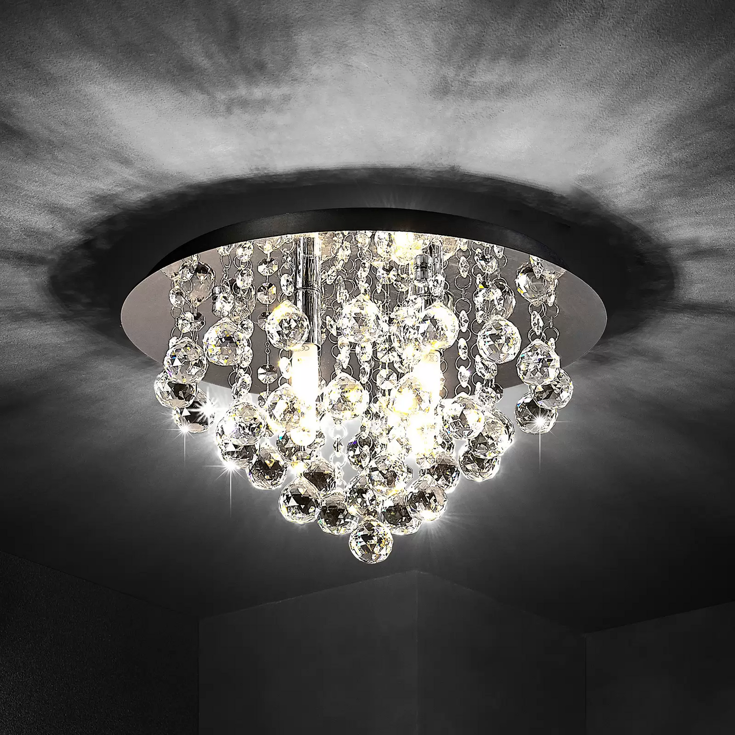 B-Ware Lindby Deckenlampe Leuchte Kronleuchter Hängeleuchte Lampe G9 4x40 W Led Dimm815