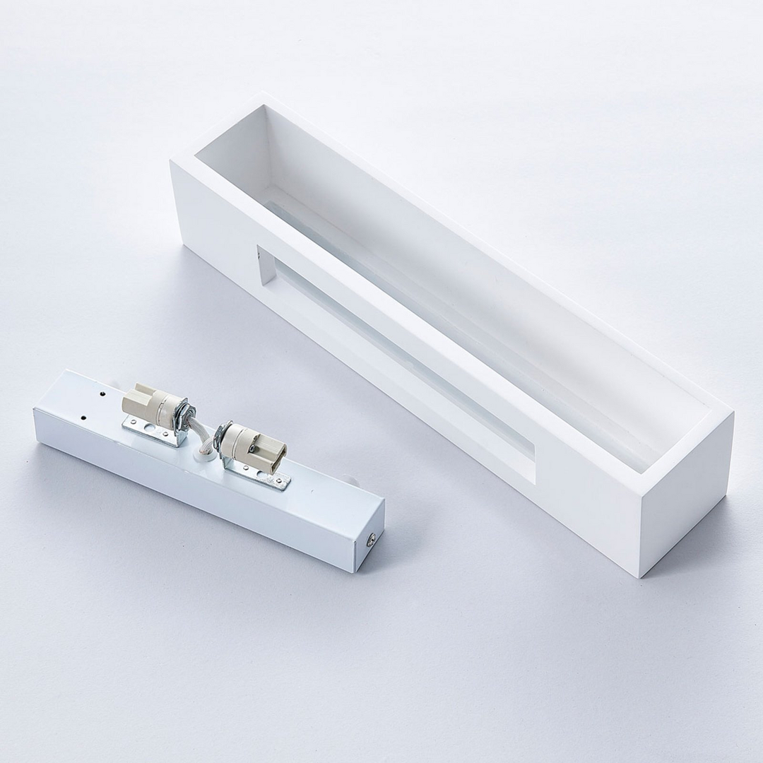 Lindby Gipswandleuchte Tjada Wandlampe Wandleuchte Lampe Leuchte G9 Led Weiß751 B-Ware