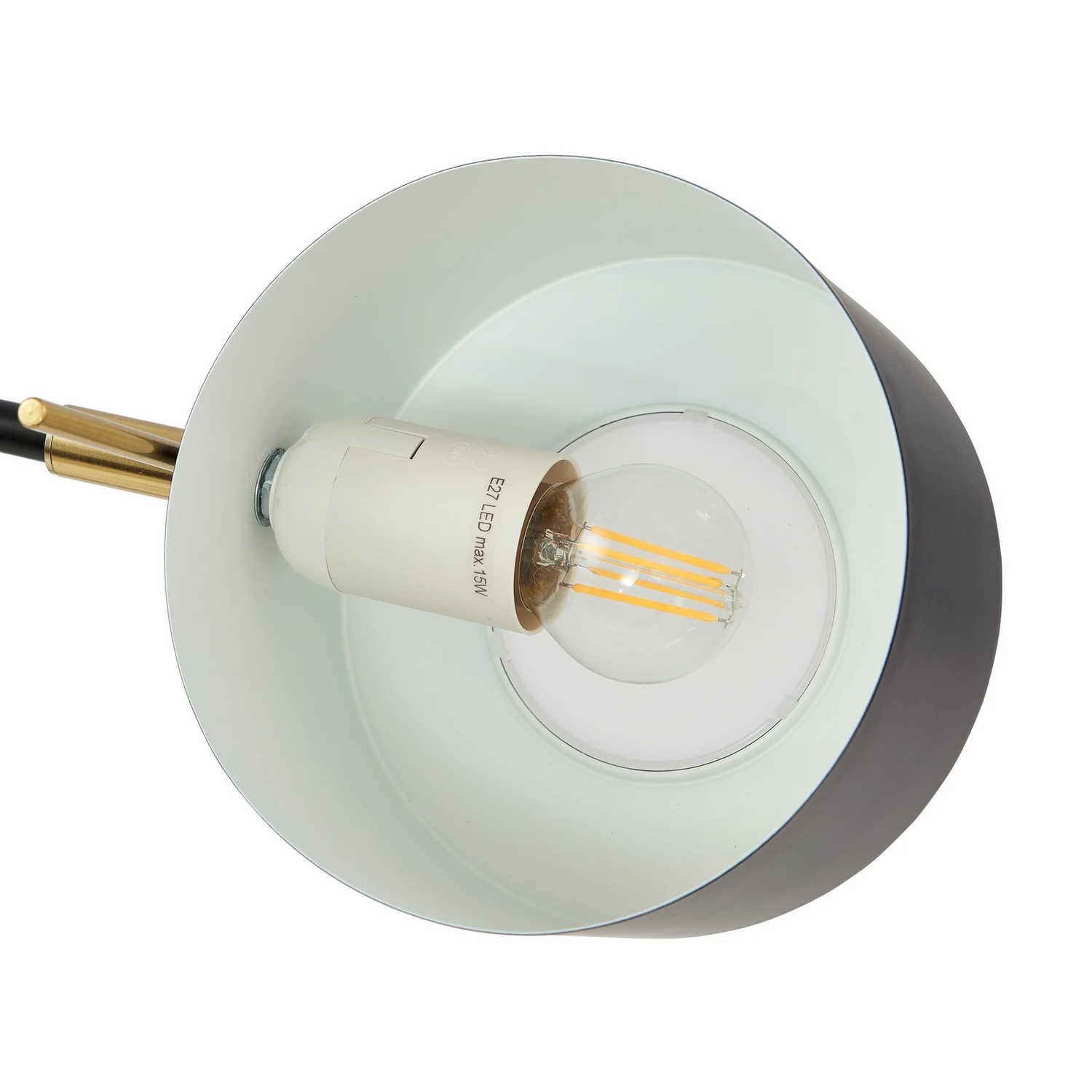 Lindby Tischleuchte Kaida Schwarz Metall Tischlampe Tischlechte Lampe Leuchte B-Ware - 4251911785753