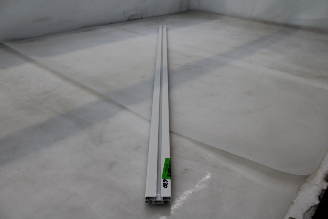 Garesa Gardinenschiene Profil 363 2 lfg. Weiß - Breite: 120 cm 2 STÜCK