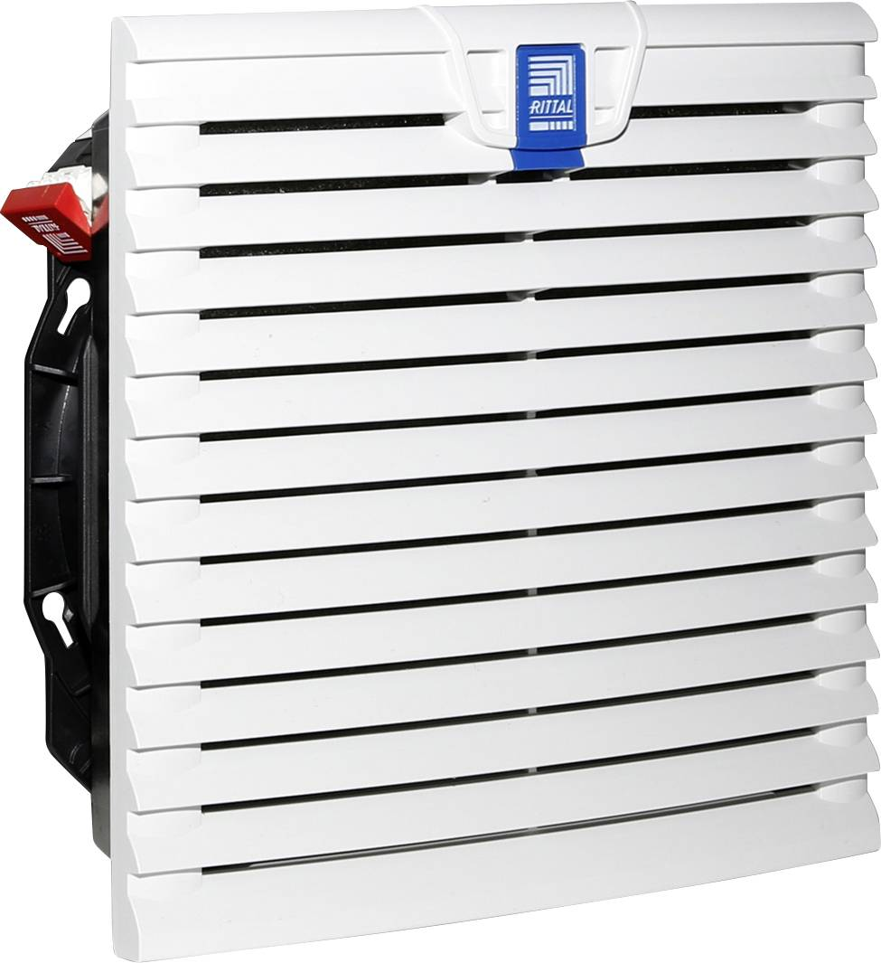 Rittal SK 3240.110 Filterlüfter Gehäuselüfter Lüfter Lichtgrau 255 x 255 mm