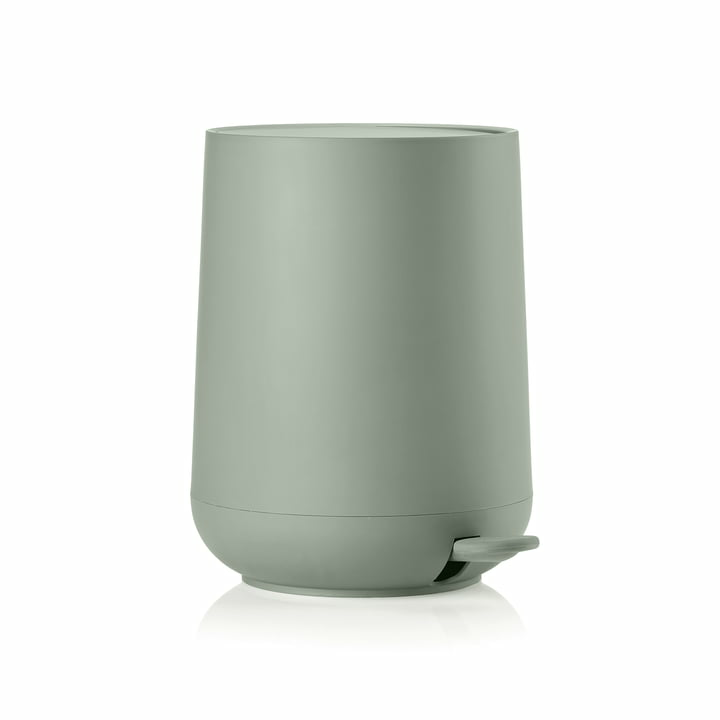 Poubelle à pédale Zone Denmark Nova, 3 L, verte, pour salle de bain, déstockage.