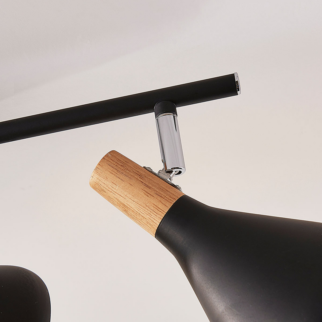 Lindby Led Deckenlampe Arina Hängeleuchte Hängelampe Leuchte 3 Flammig Schwarz   B-Ware