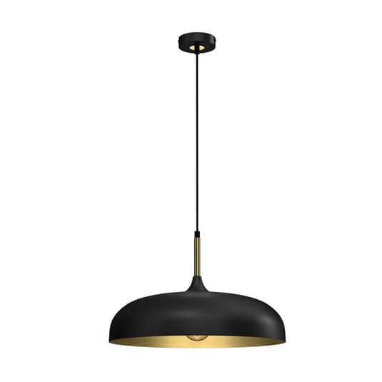 B-Ware Euluna Pendelleuchte Pendellampe Lampe Leuchte Deckenlampe Lincoln, Schwarz/G580