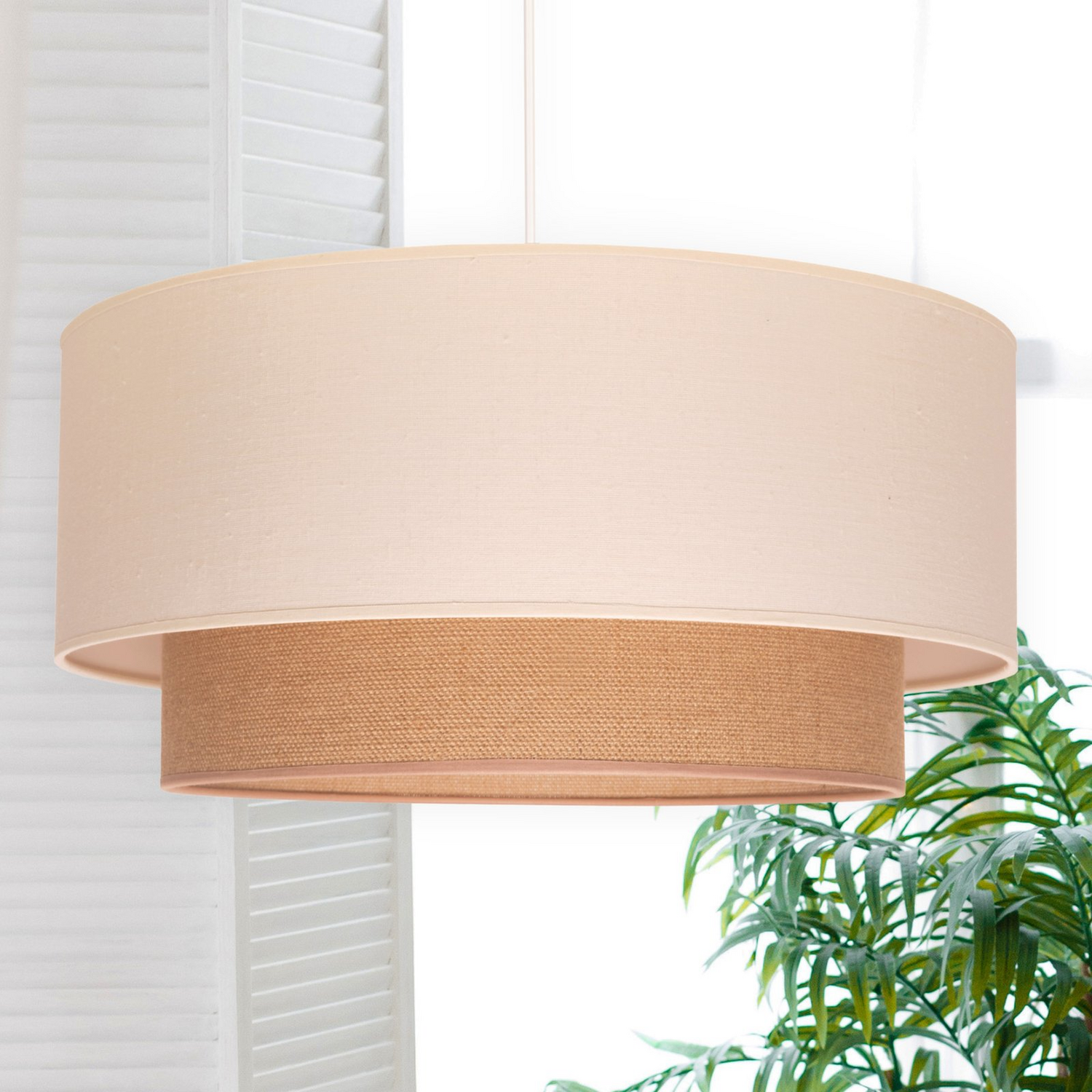 B-Ware Hängeleuchte Boho Hängelampe Pendelleuchte Leuchte Deckenleuchte Lampe Led ø690