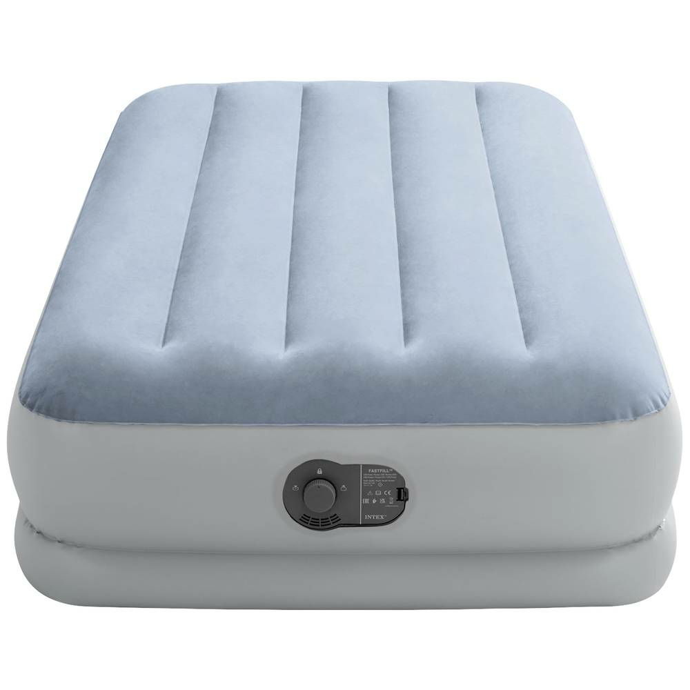 Intex 64157 Twin Dura Beam Comfort Airbed Luftmatratze Luftmatratzenbett Blau B-Ware