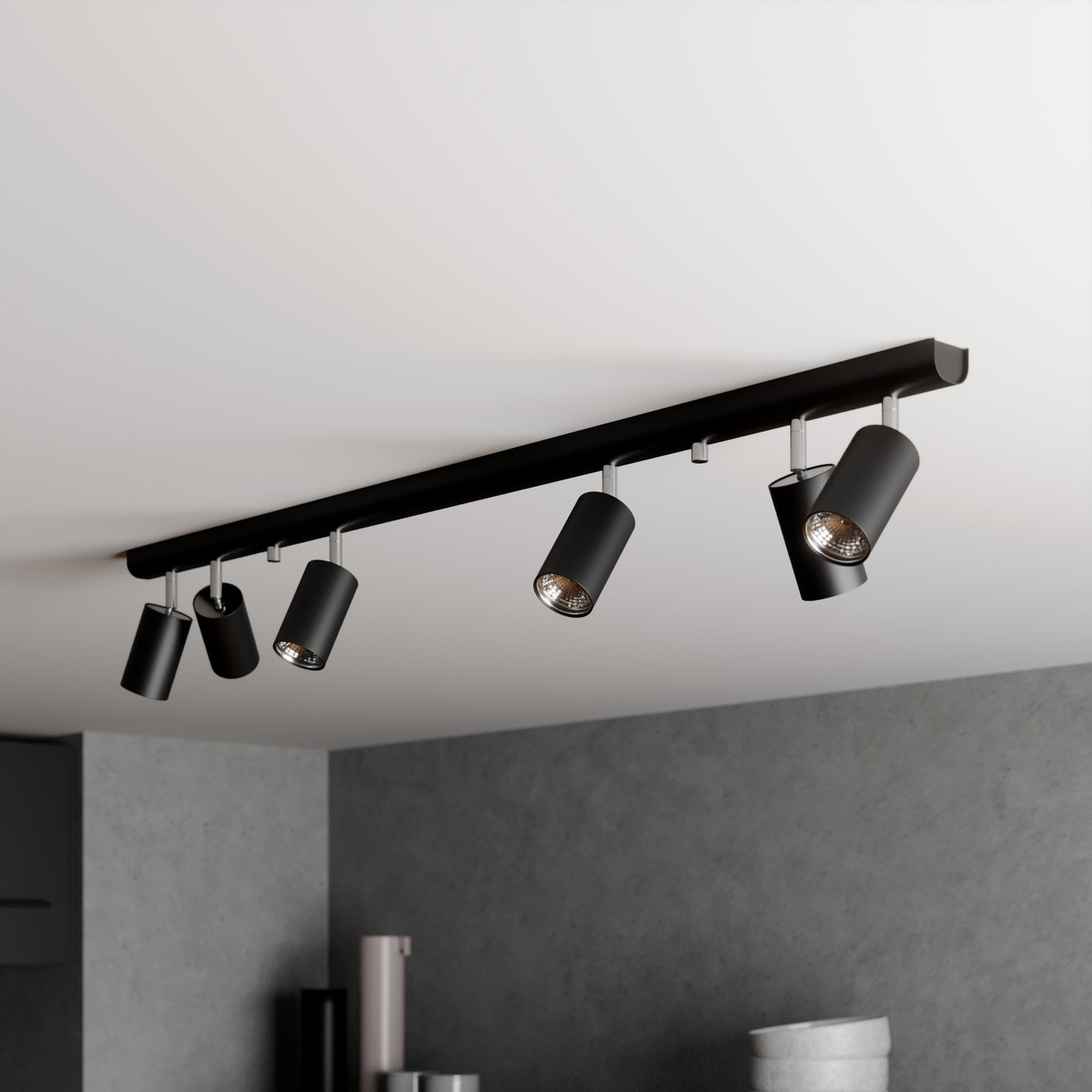 Nowodvorski Deckenstrahler Eye Spot Deckenlampe Lampe Sechsflammig Gu10 Schwarz B-Ware - 5903139661195