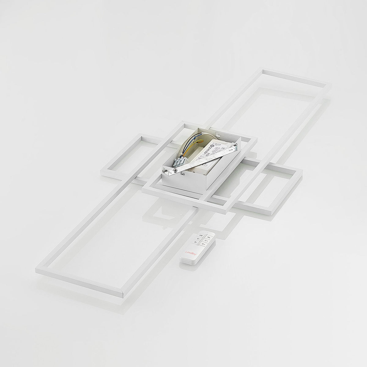 Lindby Caitlin LED-Deckenlampe Deckenlampe Deckenlicht Wohnzimmerleuchte weiß220 - 4251096595574