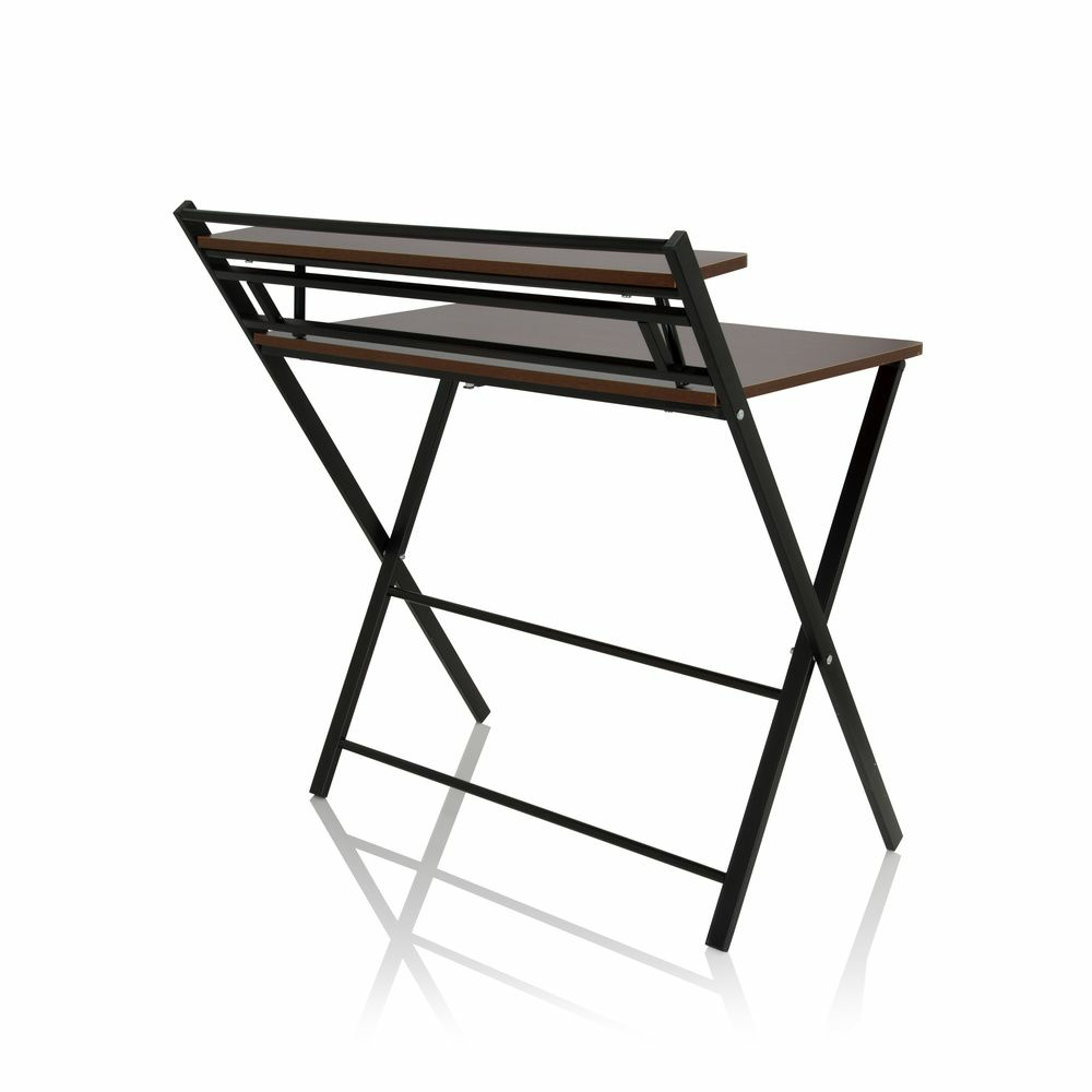 Hjh Office Schreibtisch Easy Clap 92 X 84 Walnuss Klapptisch Arbeitstisch  B-Ware - 4064323013501