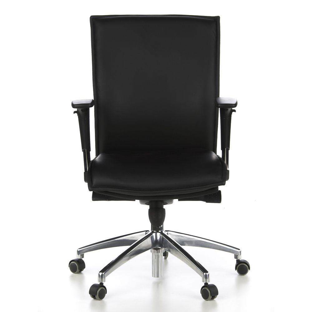 hjh OFFICE MURANO 10 Luxus Chefsessel Schwarz Drehstuhl Bürostuhl Arbeitsstuhl - 4260182537039