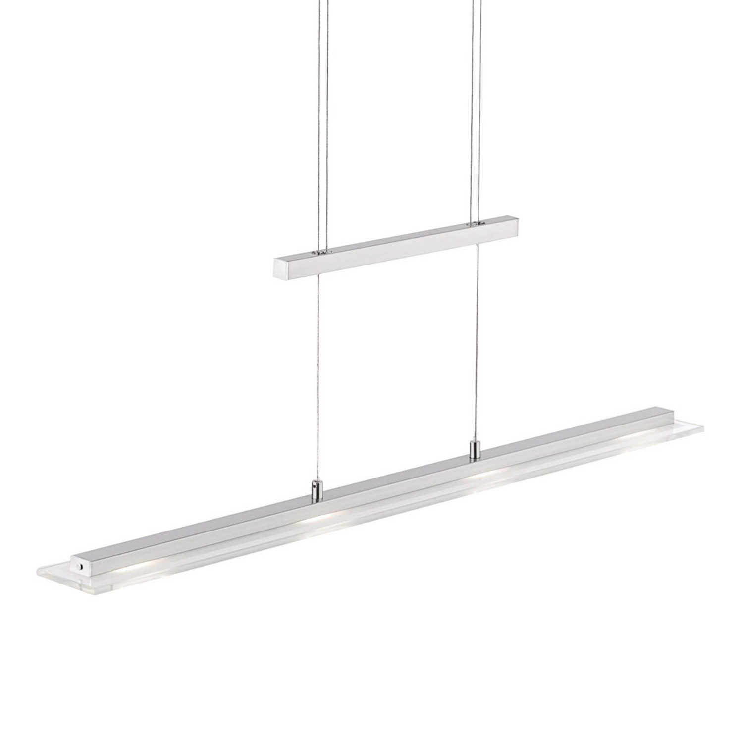 B-Ware Fischer & Honsel Led Pendelleuchte Tenso Hängeleuchte Mit Dimmer Nickel 12 W Led