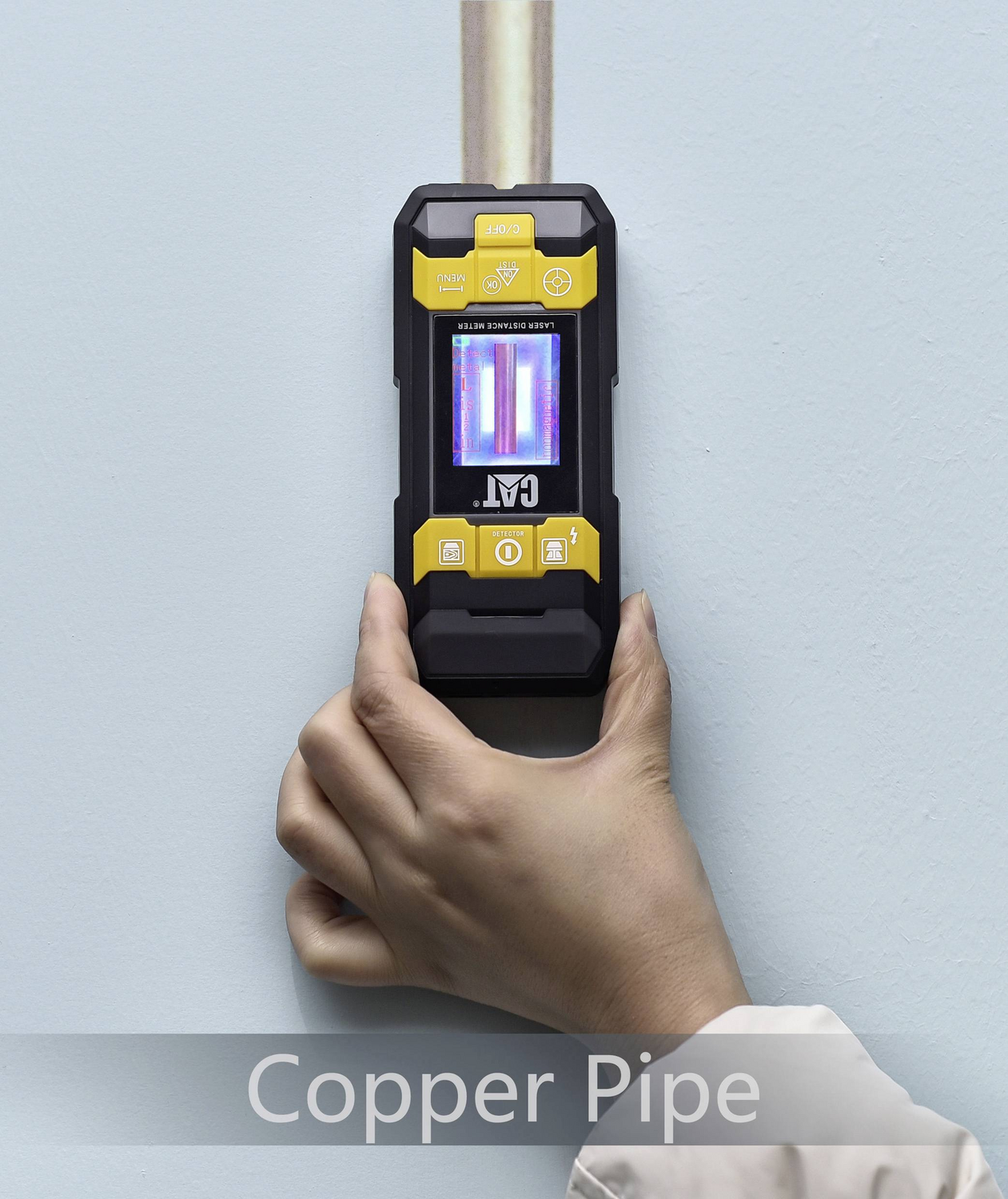 B-Ware Cat 4in1 Laser Entfernungsmesser Inkl. Kreuzlinienlaser Laserwerkzeuge