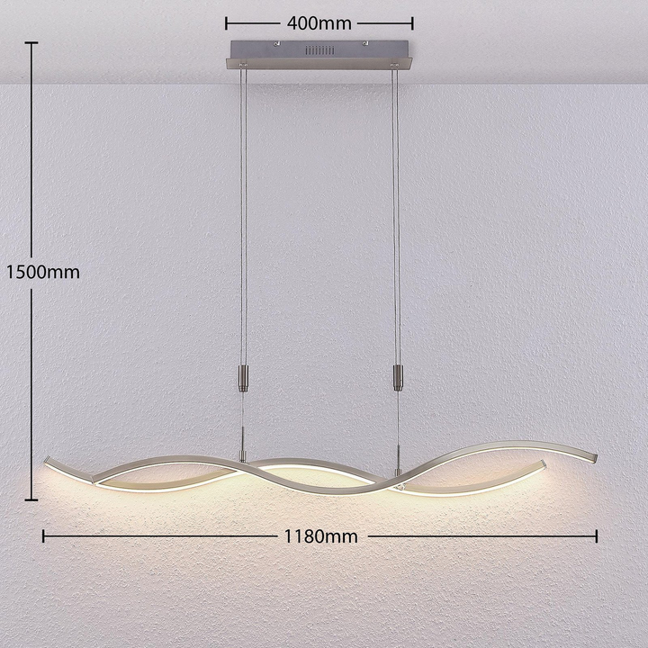 Lucande Mairia Led Hängeleuchte Deckenlampe Wohnzimmerleuchte Pendelleuchte 650 B-Ware - 4251096572056