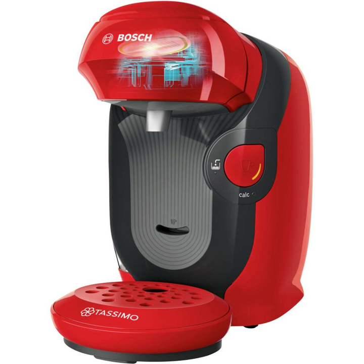 Bosch Haushalt Style TAS1103 Kapselmaschine Rot One Touch Kaffemaschine Rot