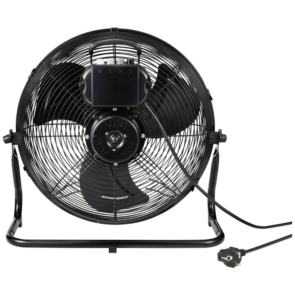 Sygonix Bodenventilator 60 W 430 mm x 415 mm Schwarz Ventilator Gebläse Lüfter