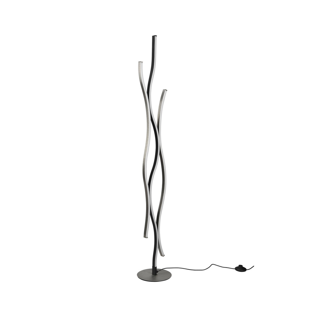 Trio Lighting Led Stehleuchte Blaze Mit Dimmer Cct Aluminium Stehlampe Lampe B-Ware - 4017807540413