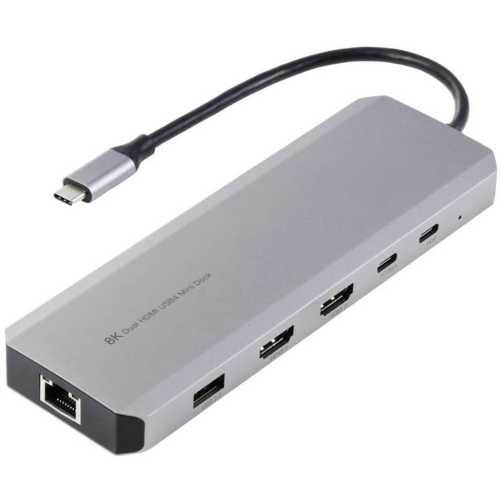 Wavlink Usb4 8 K Notebook Dockingstation Wl Uhp4403 Adapteranschluss Adapter B-Ware