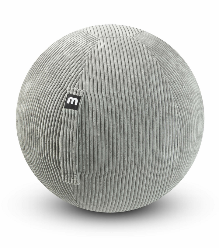 mokebo Stoff Sitzball Büro ergonomisch 'Der Sportliche', Sitzball mit Pumpe oder