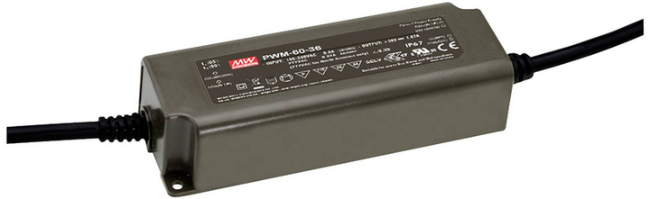 Mean Well LED-Trafo 60 W Beleuchtungstrafos Lampenvorschaltgeräte LED-Treiber