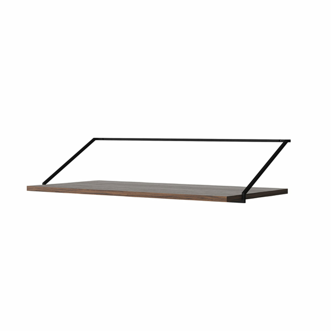 Menu Rail Wand-Schreibtisch Klapptisch Wandtisch Bürotisch Eiche dunkel gebeizt