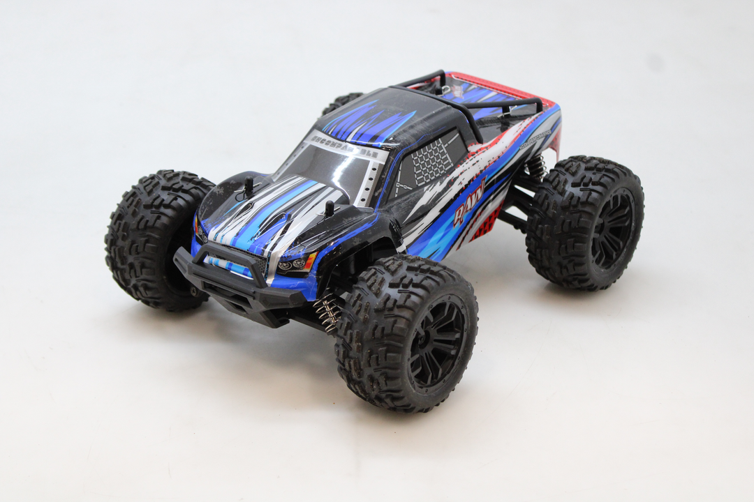 Reely RAW Blau Brushed 1:14 RC Modellauto Elektro Monstertruck DEFEKTWARE