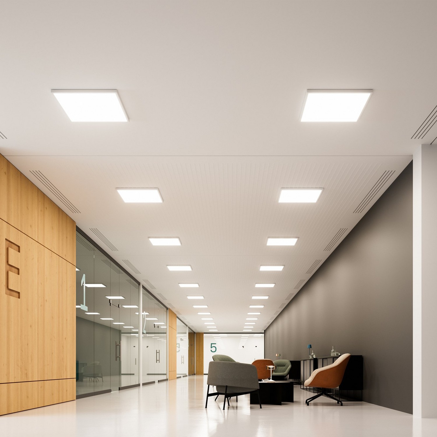 Sigor Led Panel Fled 4.320 Lm 62x62 Cm 115° 4.000 K Deckenlampe Lampe Leuchte B-Ware - 4028085404212