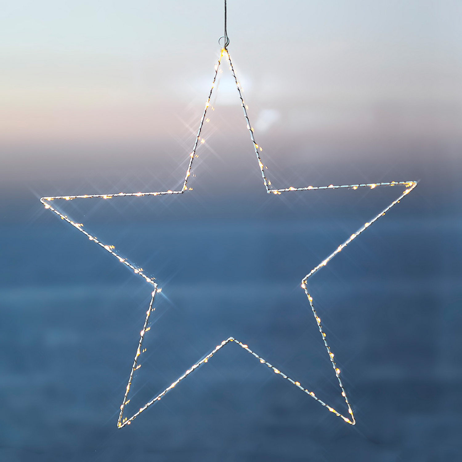 Sirius Led Dekorationsleuchte Liva Star Leuchtstern Fensterdekoration Weiß 70980 B-Ware - 5707310312803