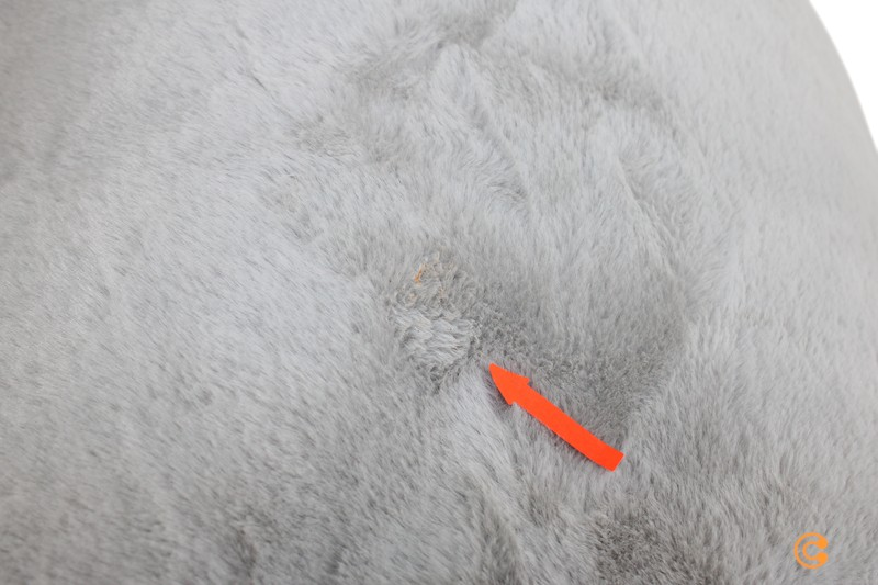 mokebo Pouf aus Kunstfell 'Der Flauschige' flauschiger Fußhocker SIEHE TEXT/FOTO
