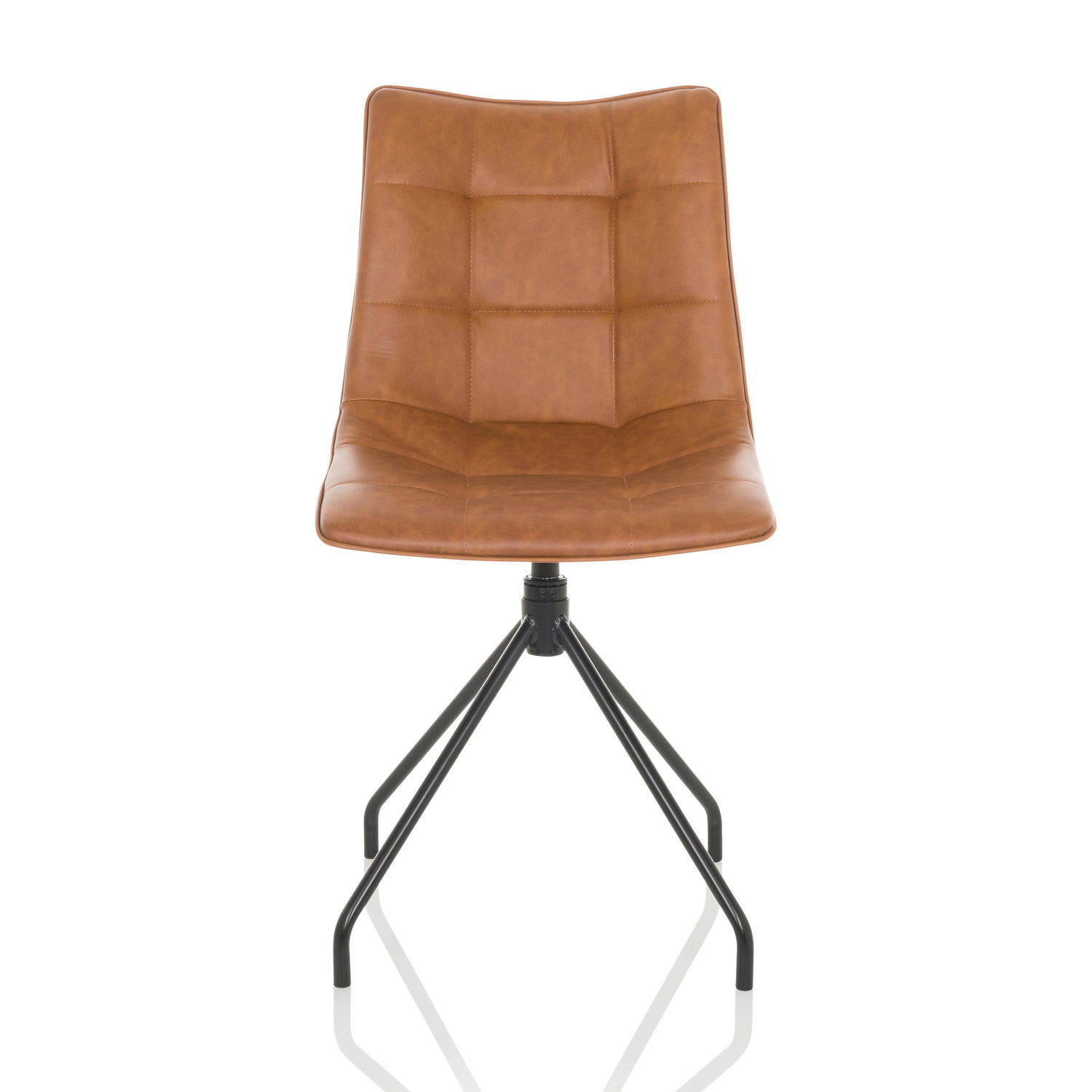 Hjh Office Besucherstuhl Dining Stuhl Tarviso Pu Braun Möbel Küchenstuhl Sessel B-Ware