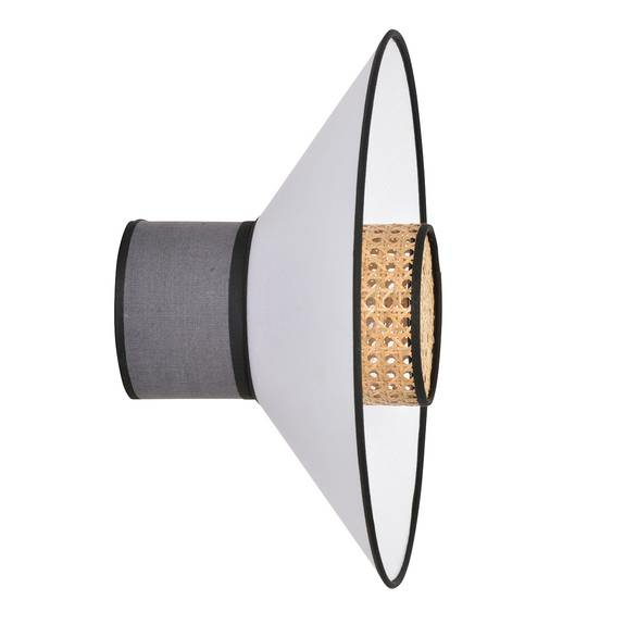 Market Set Singapour Wandleuchte Wandlampe Wandlicht Leuchte E27 Anthrazit Weiß B-Ware - 3188000748492