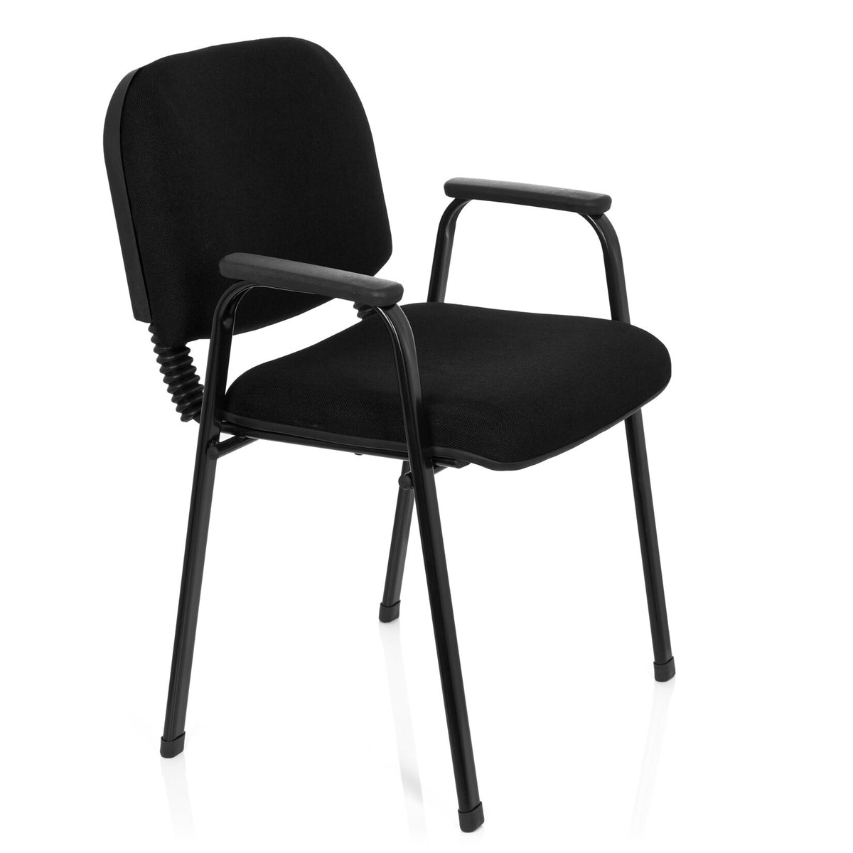 hjh OFFICE XT 600 XL Besucherstuhl Lehnstuhl Konferenzstuhl Lounge Stuhl schwarz - 4251084639648