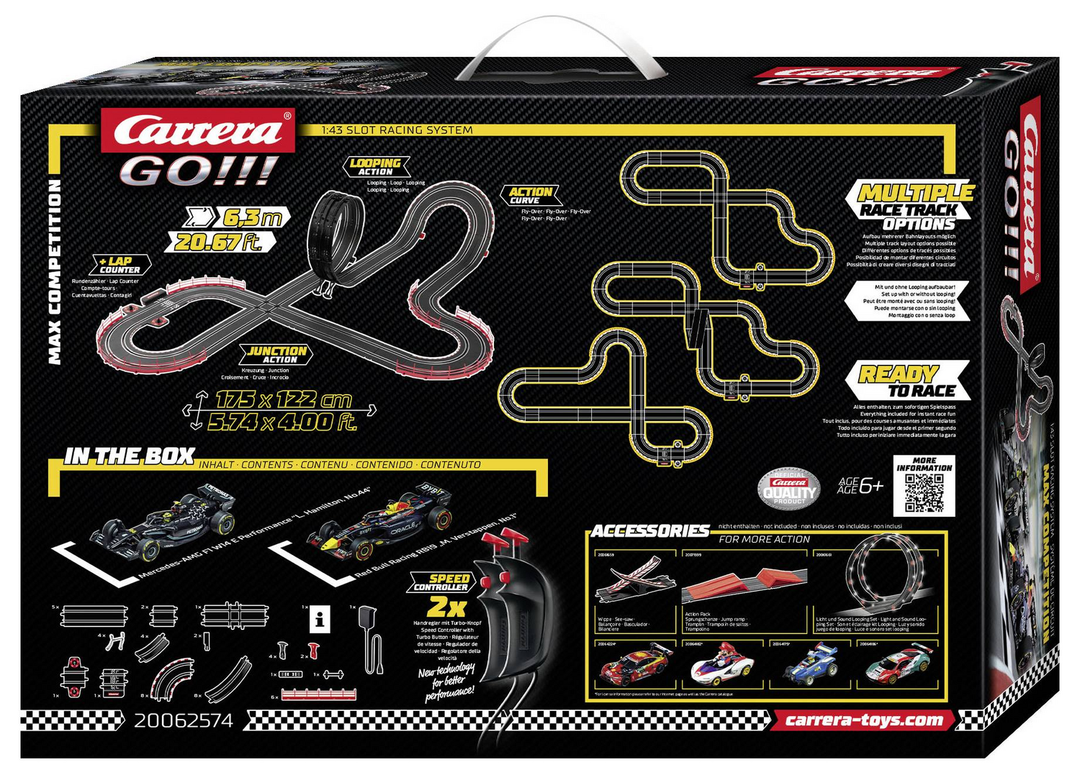Carrera 20062574 Go!!! Max Competition Start Set Spielware Siehe Text/Foto B-Ware - 4007486625747