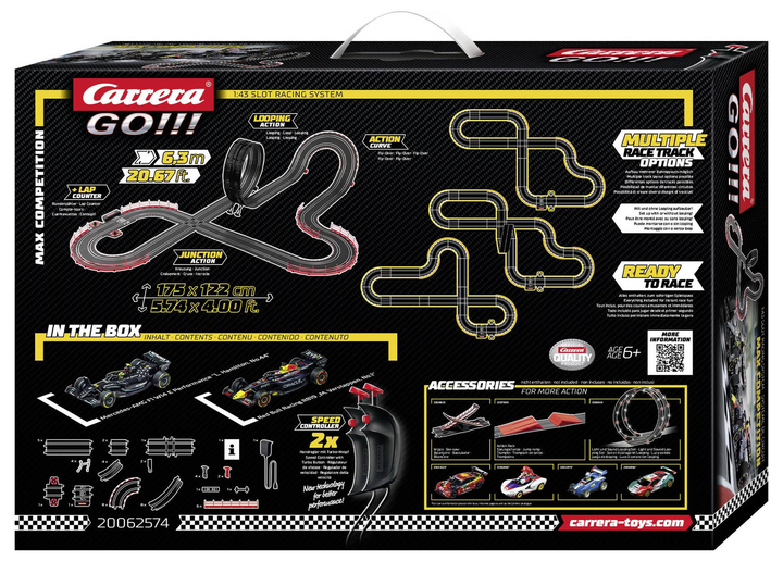 Carrera 20062574 Go!!! Max Competition Start Set Spielware Siehe Text/Foto B-Ware - 4007486625747