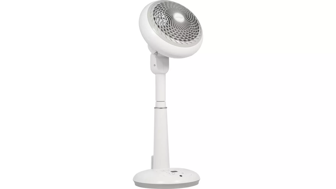 WOOZOO Ohyama Tischventilator Lüfter Ventilator Weiß mit Fernbedienung 35W 270mm