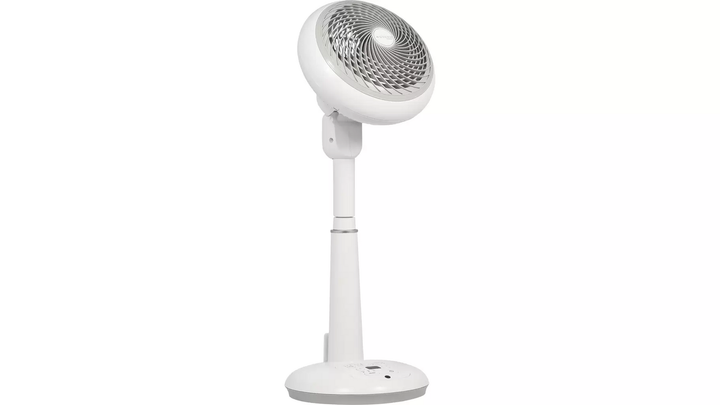 WOOZOO Ohyama Tischventilator Lüfter Ventilator Weiß mit Fernbedienung 35W 270mm