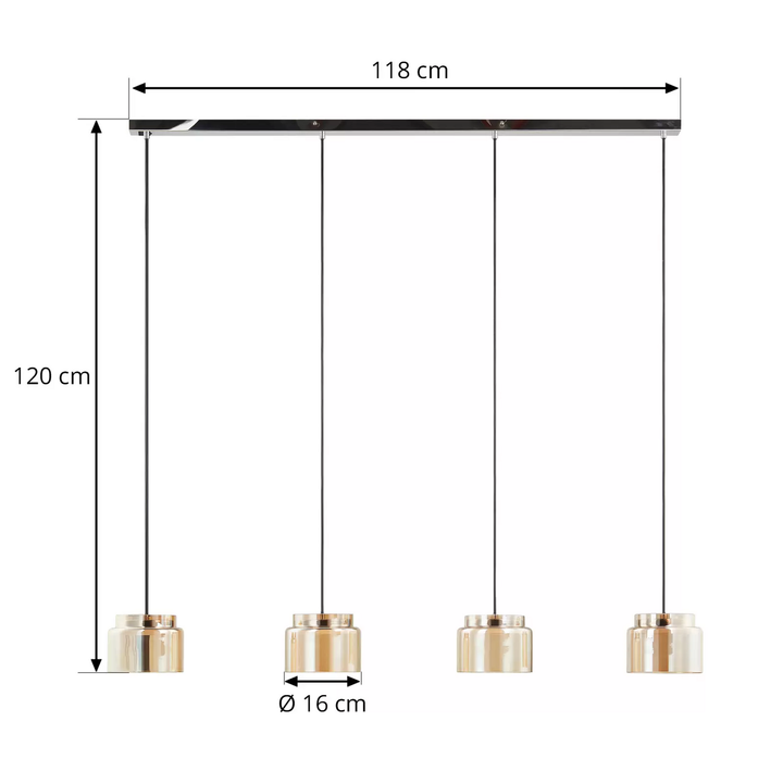 Lucande Diano Hängeleuchte Pendellampe Deckenlampe Lampe Leuchte SIEHE TEXT