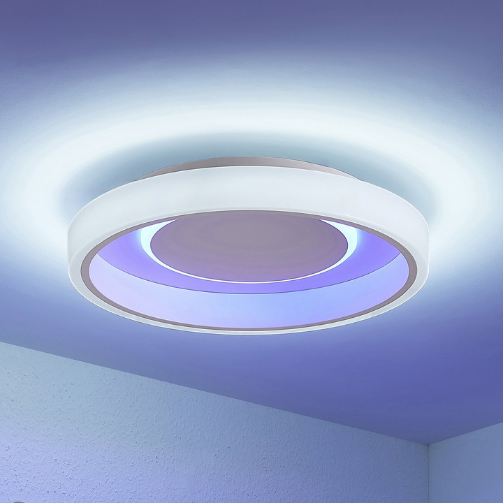 Lindby Wikani LED-Deckenlampe Deckenlampe Lampe Leuchte RGB CCT dimmbar