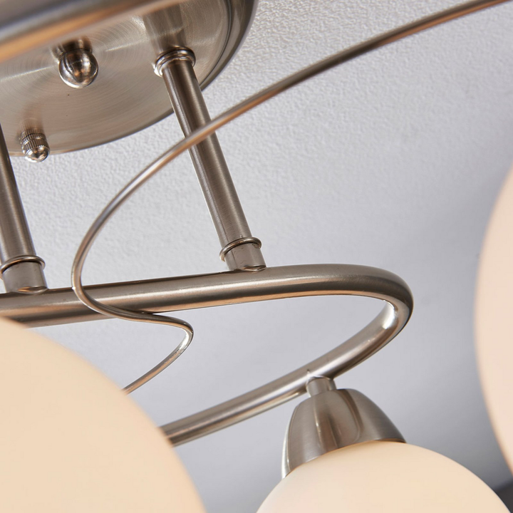 Lindby Esszimmer-Deckenlampe Deckenlampe Lampe Leuchte Svean Licht E14 6-flammig