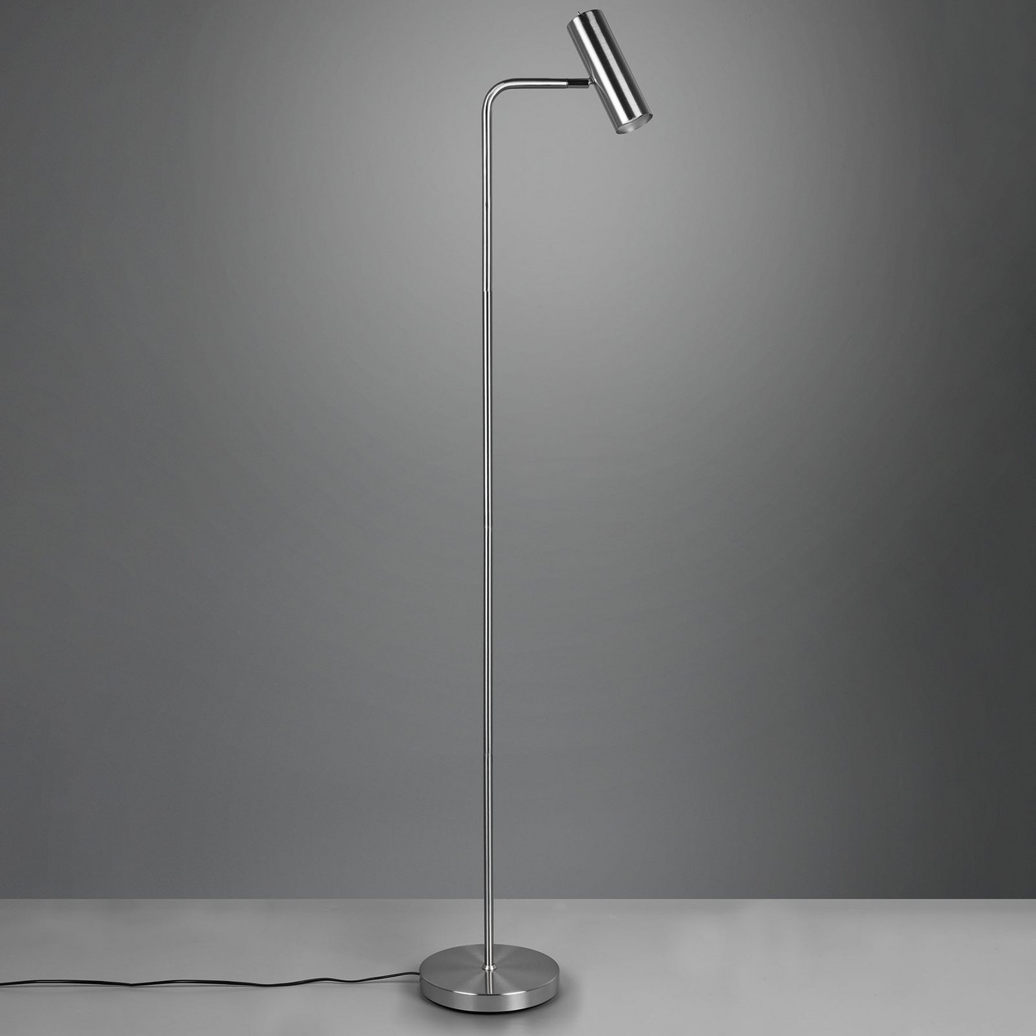 Trio Lighting Stehleuchte Marley Nickel Höhe 151 Cm Metall Stehlampe Lampe Spot B-Ware