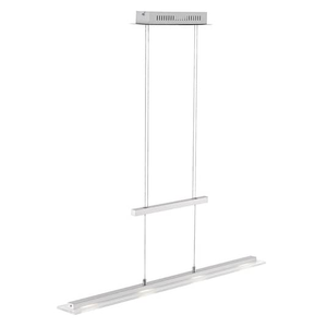 B-Ware Fischer & Honsel Led Pendelleuchte Tenso Hängeleuchte Mit Dimmer Nickel 12 W 323