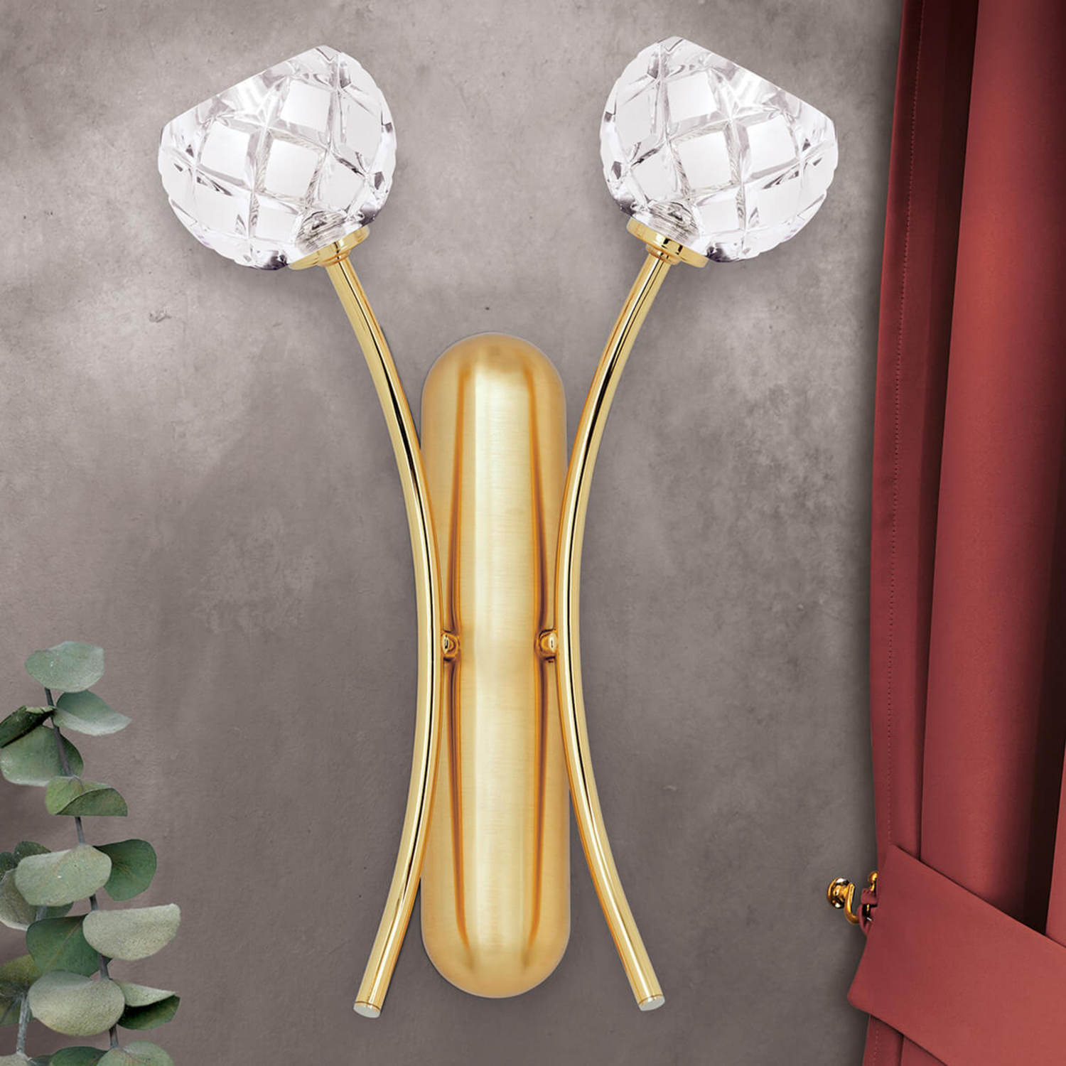 Maderno Bleikristall Wandleuchte Wandlampe Leuchte Lampe Wandbeleuchtung Licht B-Ware - 9003090255528