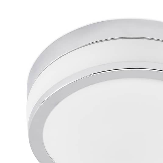 Lindby Flavi Deckenleuchte Deckenlampe Lampe Leuchte ø 28 Cm Badezimmer Chrom B-Ware
